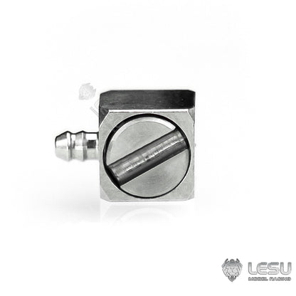 Buse droite LESU M3 en acier inoxydable pour tuyau d'huile hydraulique 2x1 mm pour camions RC