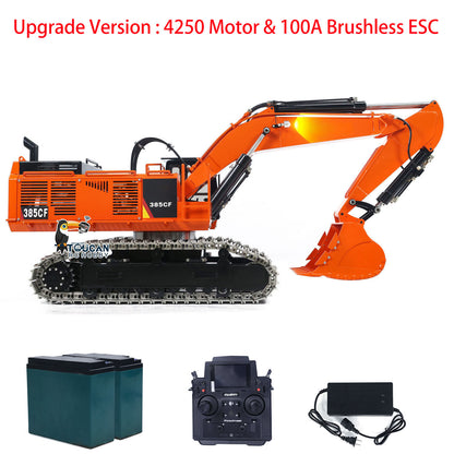 Metal 1/8 385CF Hydraulic RC Excavator 150KG