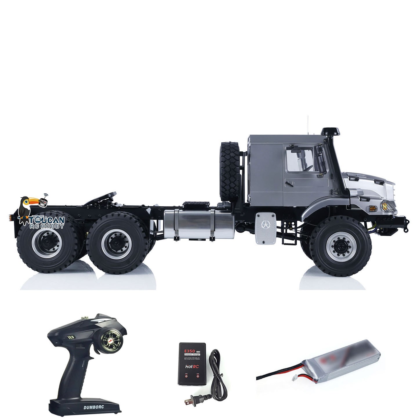 1/14 6x6 RC Off-road Tractor Truck JDModel Remote Control Car Differential Axles