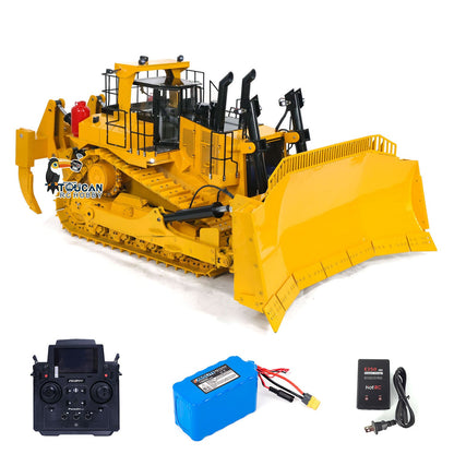 D11T 1/10 Scale RC Hydraulic Bulldozer 3 Plows Ready to Run