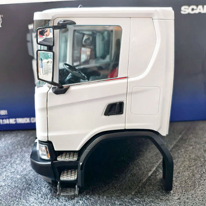 DoubleE Scania G540 Painted Plastic Cabin S023-002 Light System for 1/14 RC Hydraulic Dumper Truck DIY Tipper Model