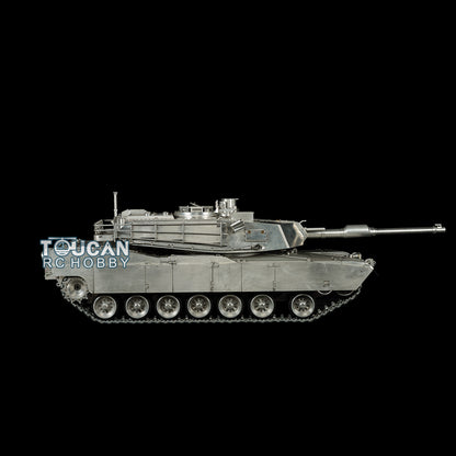 Char radiocommandé M1A2 Abrams RTR américain entièrement en métal à l'échelle 1/8 de 1 239 mm Henglong 3918