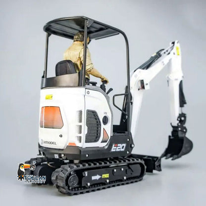 JX Model 1/14 E20 RC Hydraulic Excavator Mini Remote Control Digger Sounds Light