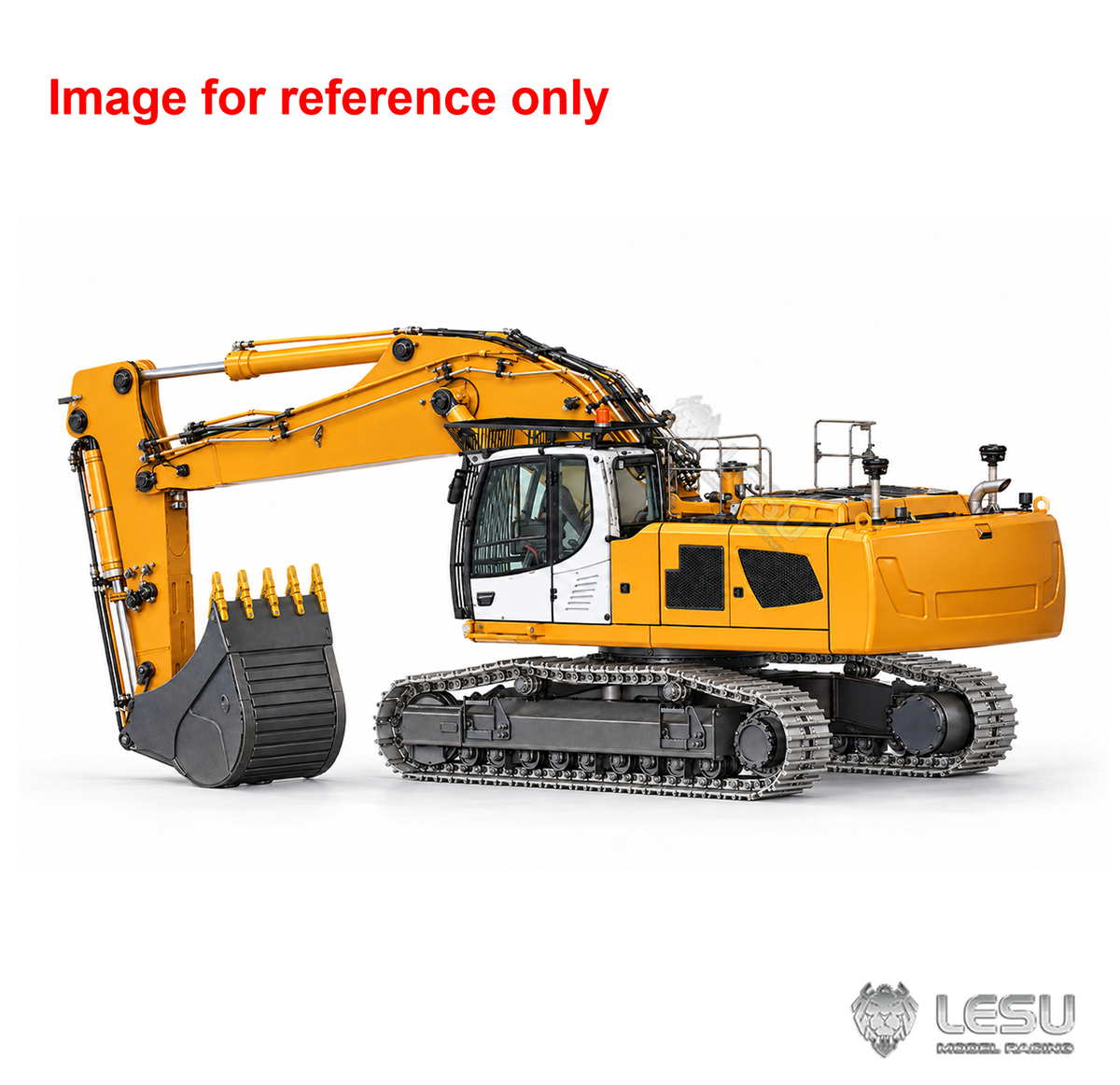 LESU LR956 1/14 Metal 2Arms RC Hydraulic Drive Excavator B0029 Dual Pumps KIT/PNP/RTR with 9CH Valve Light System Electronic Display Screen