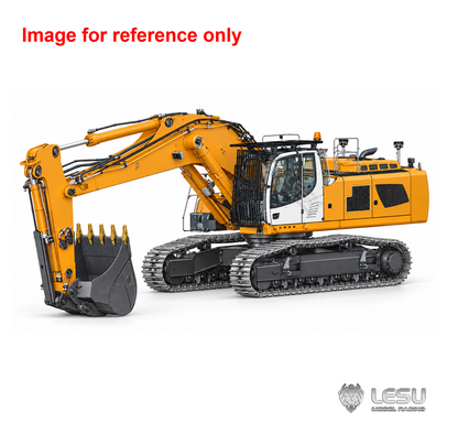 LESU LR956 1/14 Metal 2Arms RC Hydraulic Drive Excavator B0029 Dual Pumps KIT/PNP/RTR with 9CH Valve Light System Electronic Display Screen