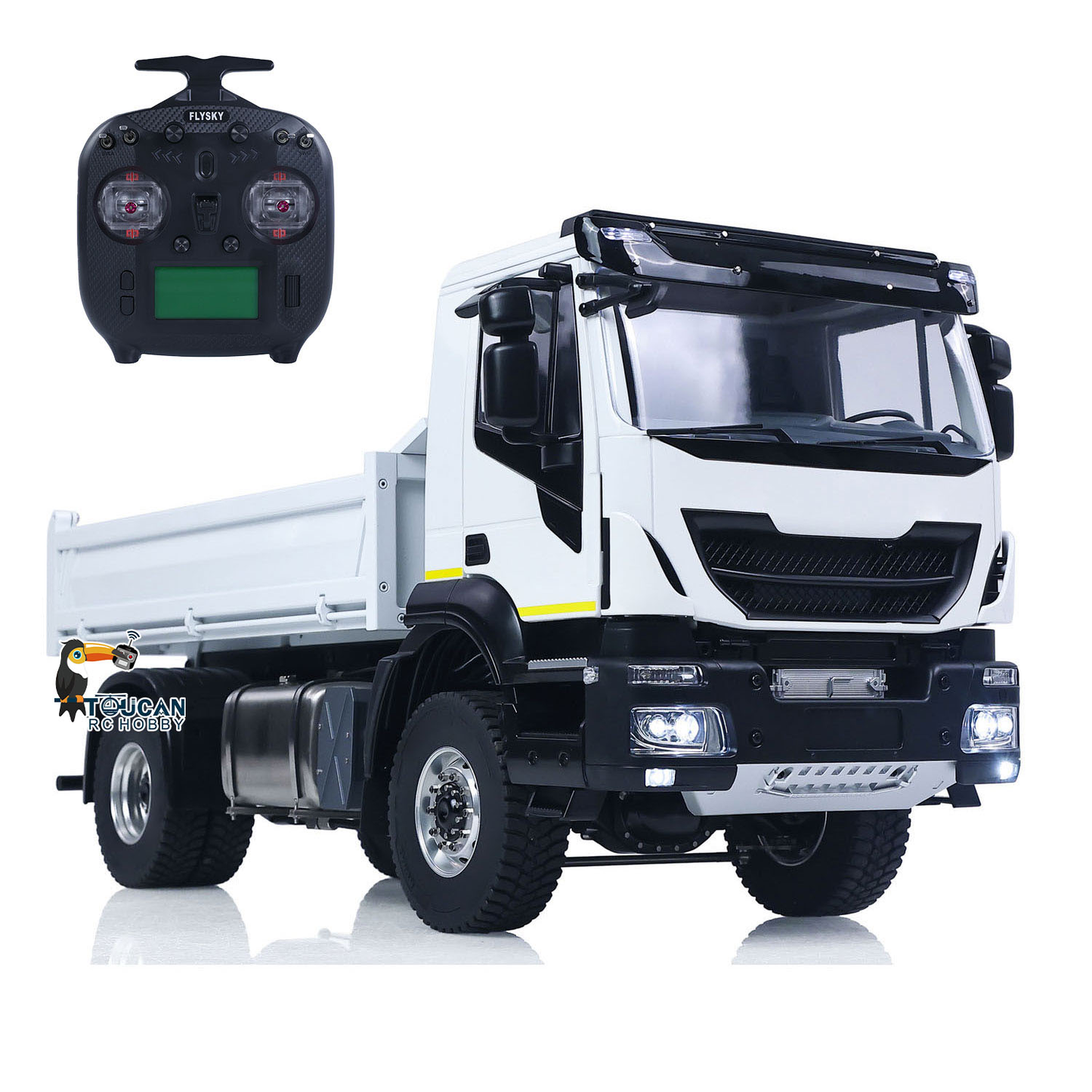 4x4 Metal 1/14 RC Hydraulic Dumper Truck / Snow Blade / Spot Light