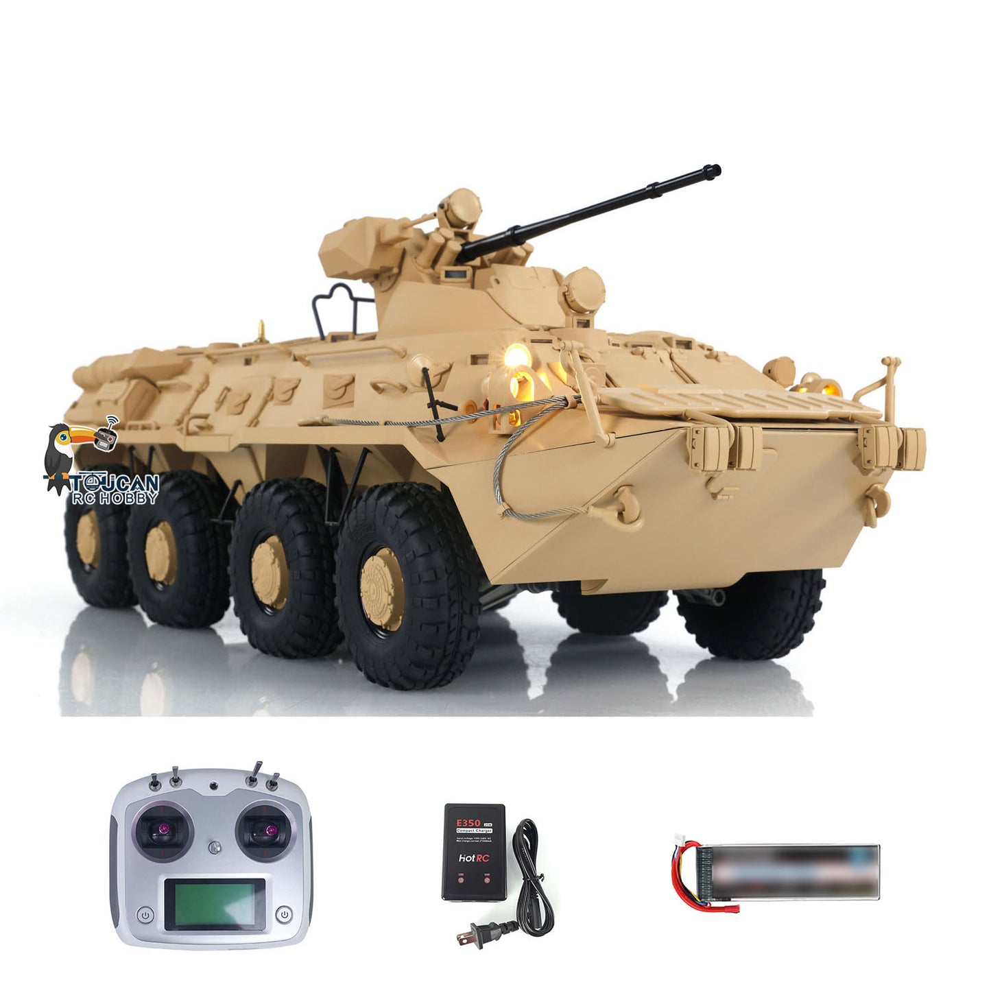 CROSSRC BT8 8X8 1/12 RC Armored Transport Vehicle RTR