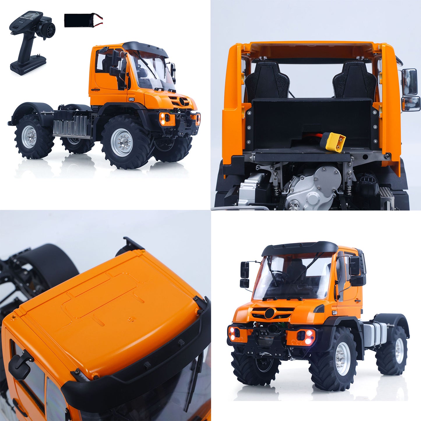 U535 Lite 4X4 1/14 Remote Control Rock Crawler Car RC Off Road Vehicle Metal Drive Shafts 2Speed Gearbox Brushless Motor ESC