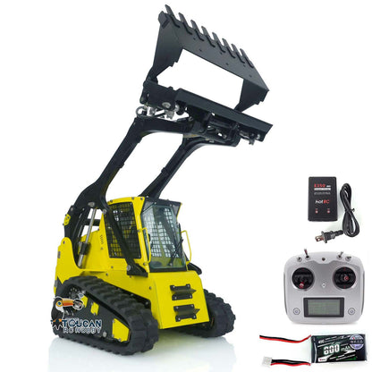 LESU 1/14 RC Metal Hydraulic Aoue LT5 Painted Assembled RTR Tracked Skid Steer Loader B0008