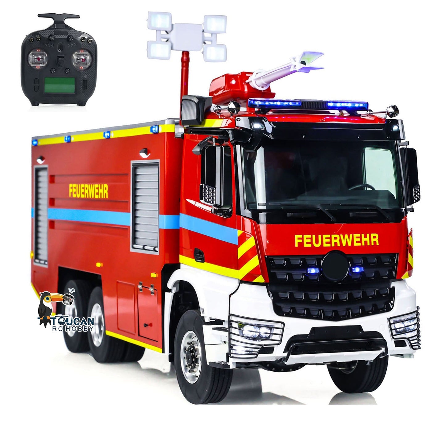 Camion de pompiers télécommandé 1/14 6x6 RTR