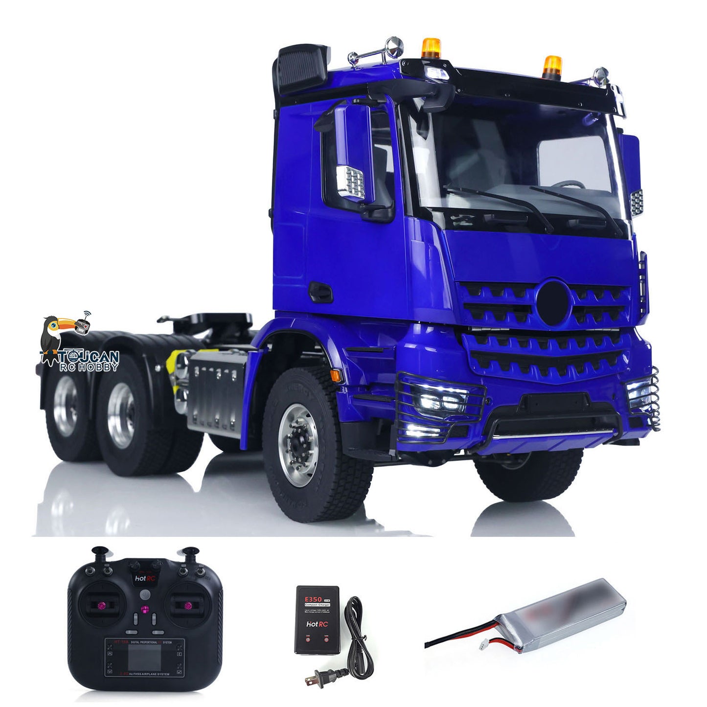 US STOCK 6X6 1/14 Radio Controlled Lorry Car RC Tractor Truck Model Battery RTR NO Lock Differential Axles 2Speed for TAMIYA Semi Trailer