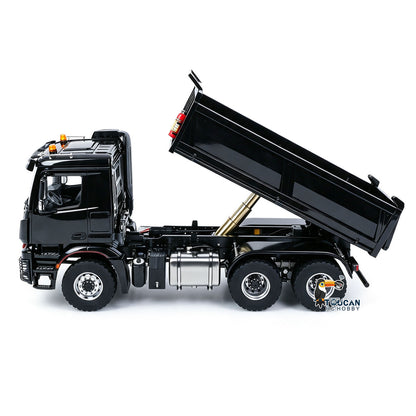 Fast Shipping 6X6 Metal Chassis 3348 RC Hydraulic Dumper 1/14 Radio Controlled Tipper NO Lock Light Sound Radio Battery Construction Truck RTR