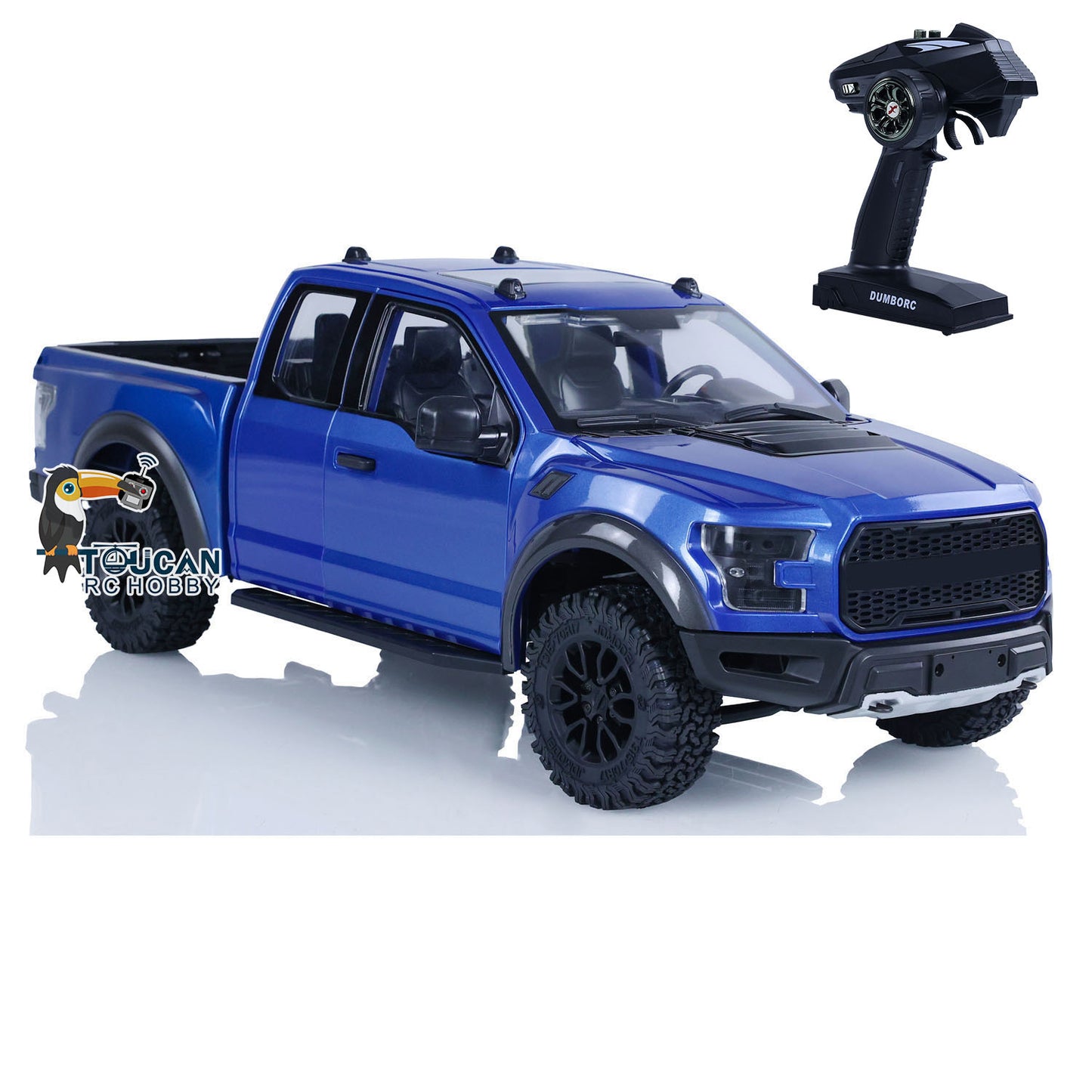 JDModel 1/10 F150 RC Racing Crawler Car Blue ARTR Version