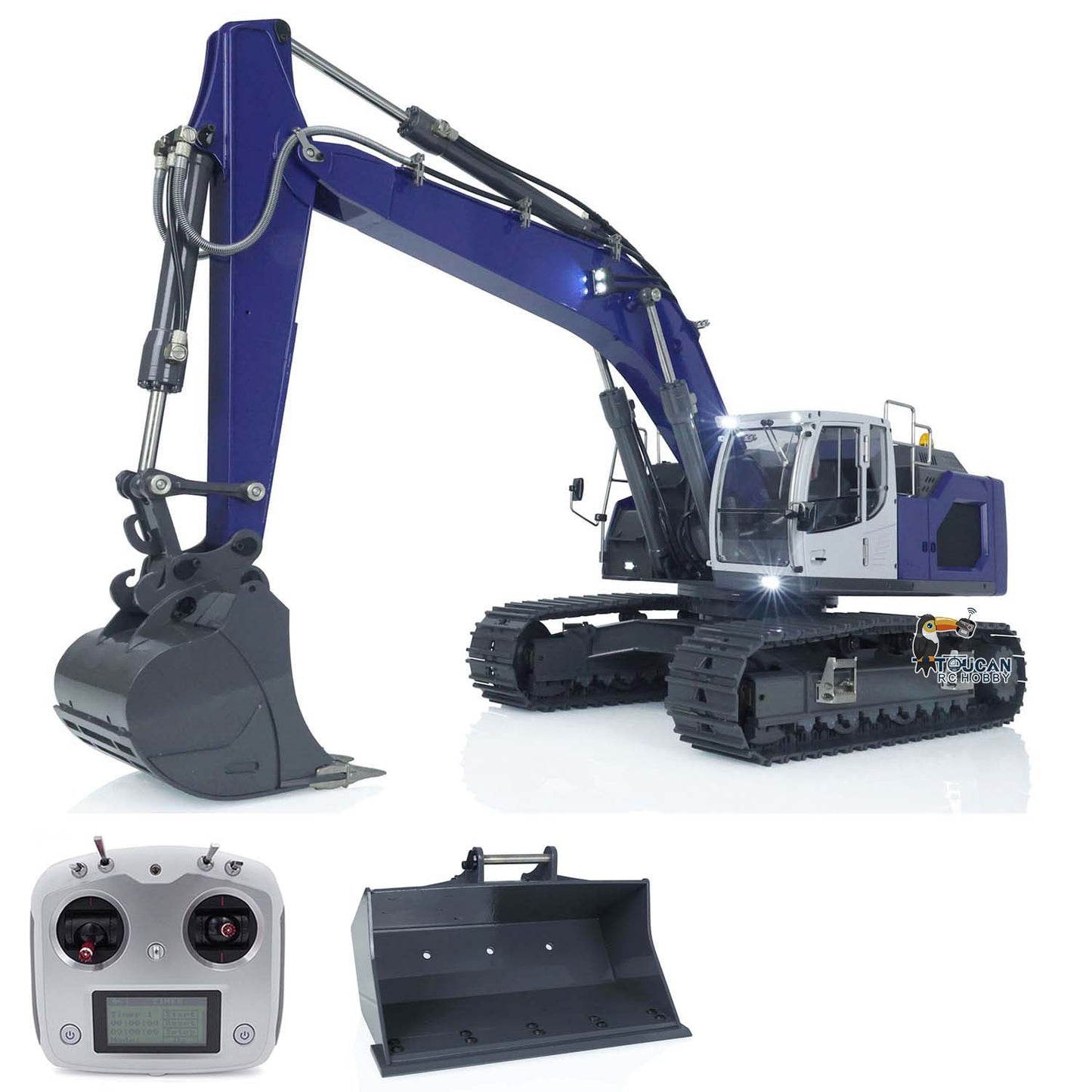 IN STOCK Metal 1/14 RC Hydraulic Excavator 945 Electric RC Truck