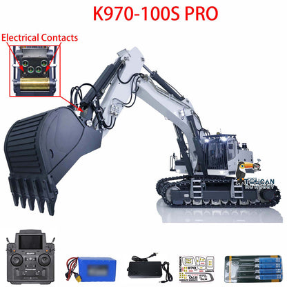 Kabolite K970 100S Pro 1/14 Metal Hydraulic RC RTR Excavator Digger