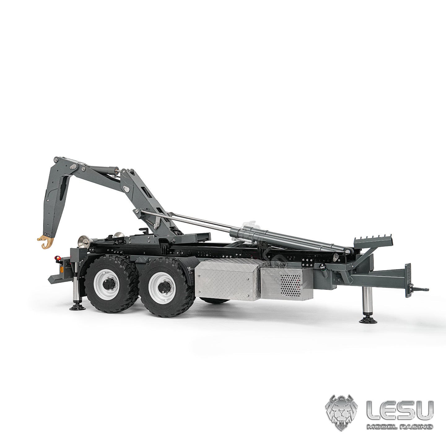 Deposit New Product Pre-order LESU 1/14 Metal Full Dump Semi Trailer RC Construction Vehicle