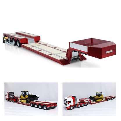 New Version 1/14 4 Axles RC Heavy Trailer Degree 999 CNC Goose-neck Trailer