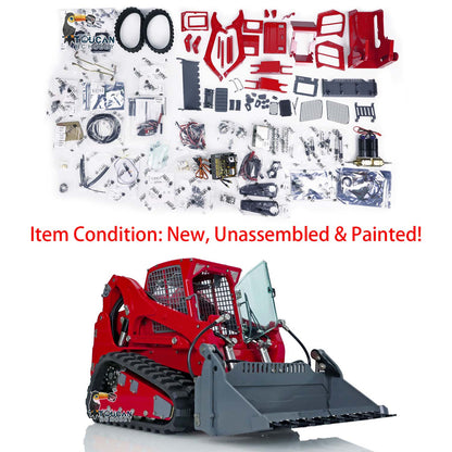 LESU 1/14 RC Metall Hydraulische Aoue LT5 Lackiert Unmontiert Raupen Kompaktlader B0008