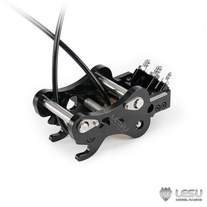 Metal Hydraulic Quick Coupler C0096 for LR956 ZX490 1/14 LESU Remote Control Hydraulic Excavator Model DIY Construction Vehicles