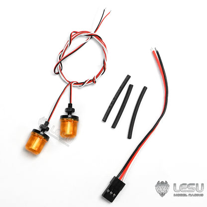 LESU Rotating Warning Light Telltale Lamp 1/14 RC DIY For TAMIYA Tractor