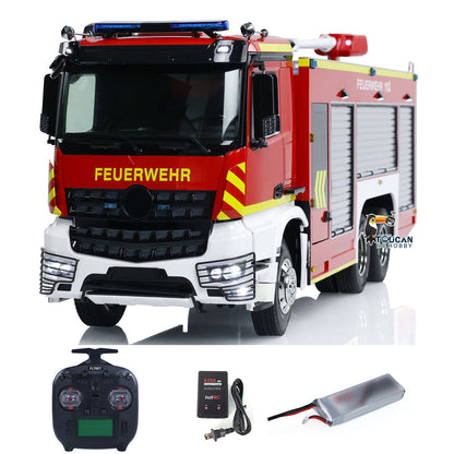 1/14 6x4 RC Fire Fighting Truck Fire Vehicles RTR