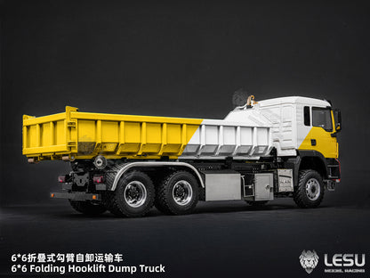 Deposit New Product Pre-order LESU 1/14 Metal 6x6 Roll-Off Dump Truck RC Construction Vehicle