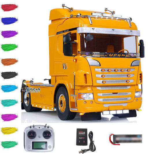 LESU 4X4 1/14 RC Traktor Lkw Metall Chassis R730