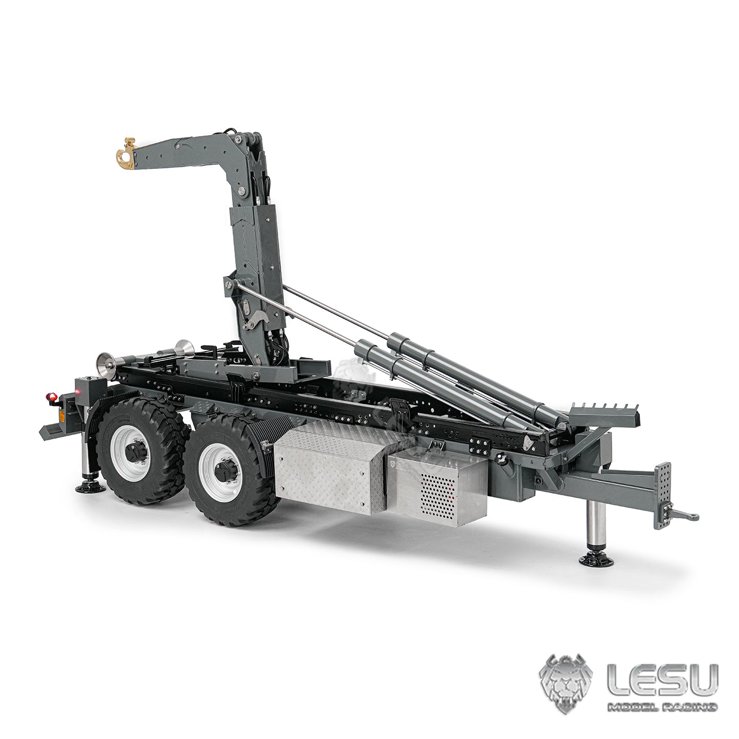 Deposit New Product Pre-order LESU 1/14 Metal Full Dump Semi Trailer RC Construction Vehicle