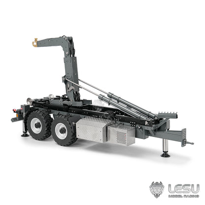Deposit New Product Pre-order LESU 1/14 Metal Full Dump Semi Trailer RC Construction Vehicle