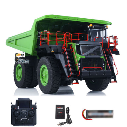 LESU 1/16 Metal Hydraulic RC Mine Truck Mining Tipper Aoue R100E RTR Construction Vehicles PL18EV Lite Radio Control Dumper Car