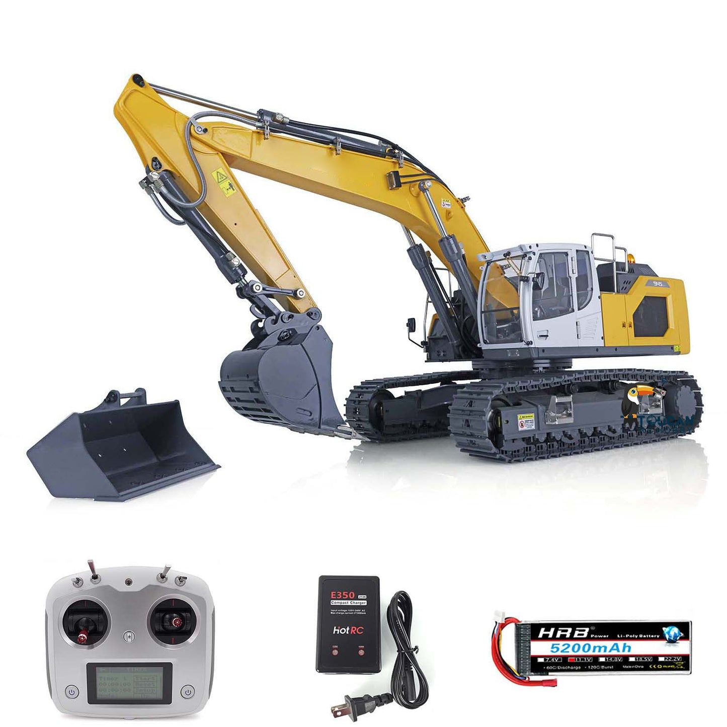 IN STOCK 1/14 Hydraulic RC Excavator Ready to Run 945 RC Trucks