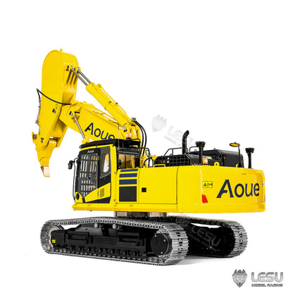 1/14 LESU RC Metal Excavator Model PC500 Radio Control Hydraulic Crawler Digger Machine with Rock Arm LED Lighting System