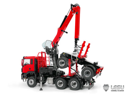 Deposit New Product Pre-order LESU 1/14 Metal RC Logging Truck Hydraulic Crane Tractor Lorry