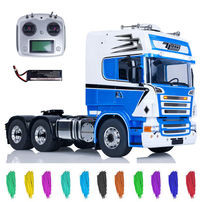 1/14 RC Traktor Lkw 6x6 LESU Metall Chassis RTR Fernbedienung Auto