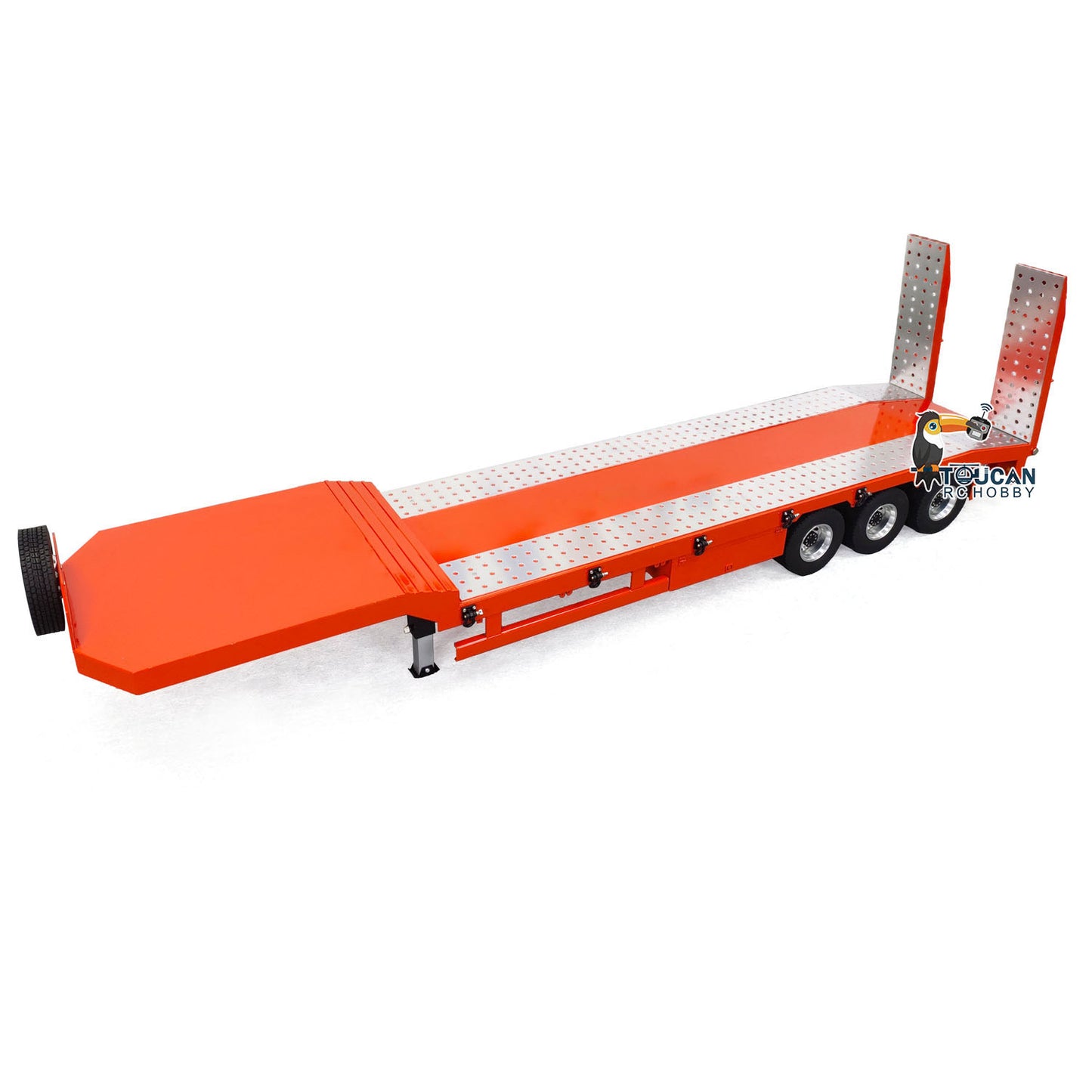 1/14 3Axles Metal Semi-Trailer for RC Tractor