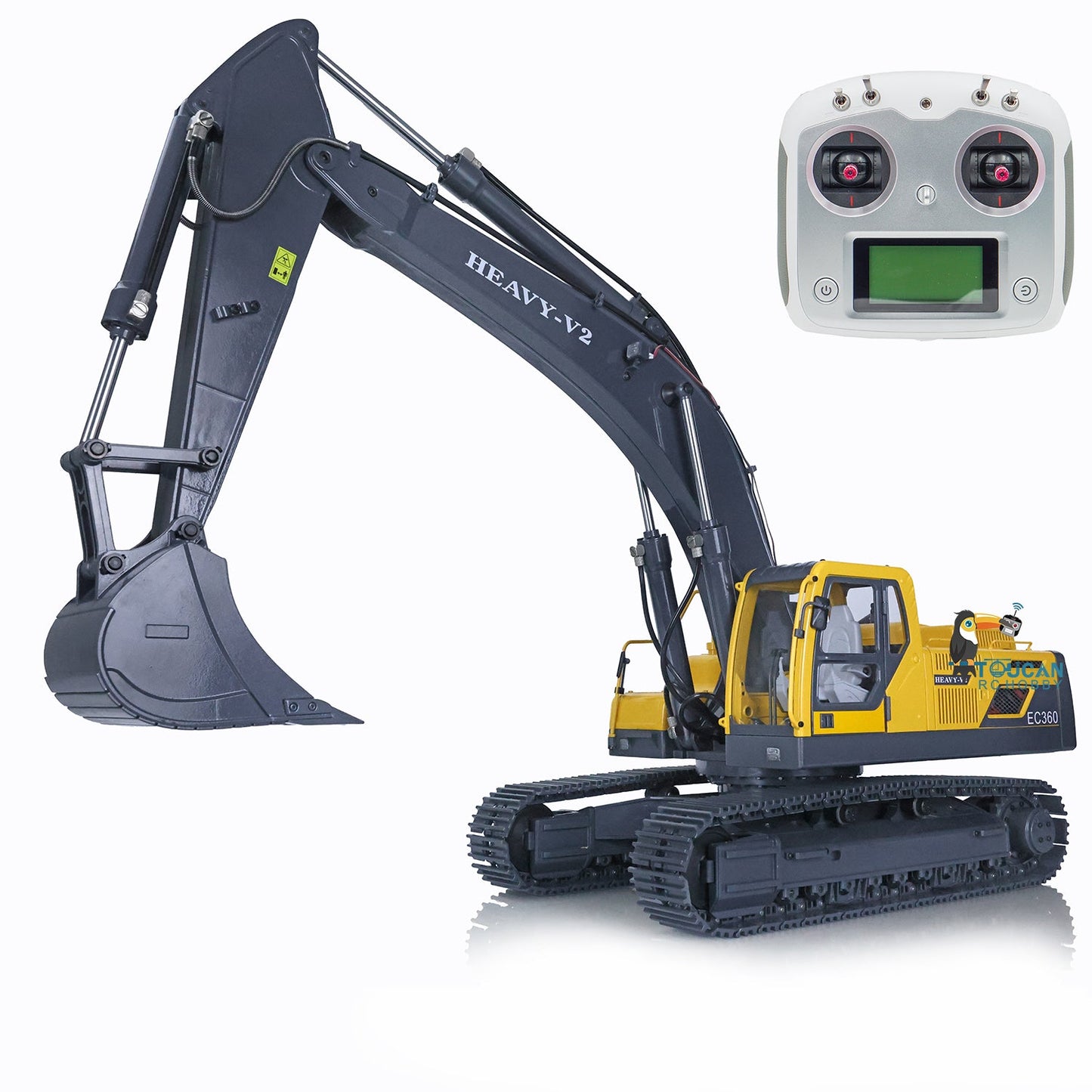 IN STOCK JDModel 1/14 360L EC360 V2 RC Hydraulic Excavator