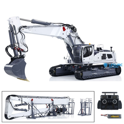 LESU 1/14 RC Full Hydraulic Excavator LR960 Demolition Digging Arm Pump Lights Demolition Digger