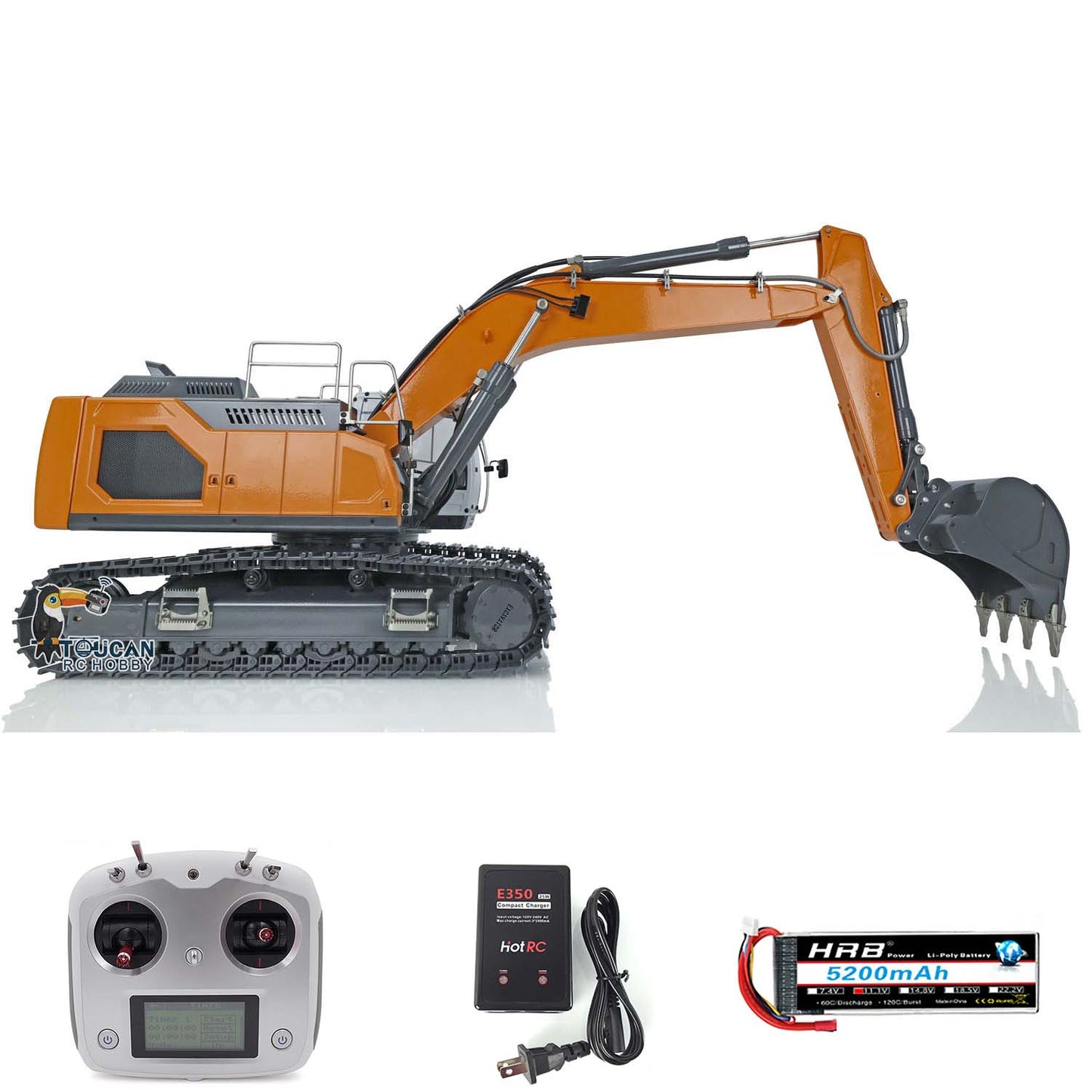 XDRC Metal 1/14 RC Hydraulic RTR Lieber L945 Excavator Digger