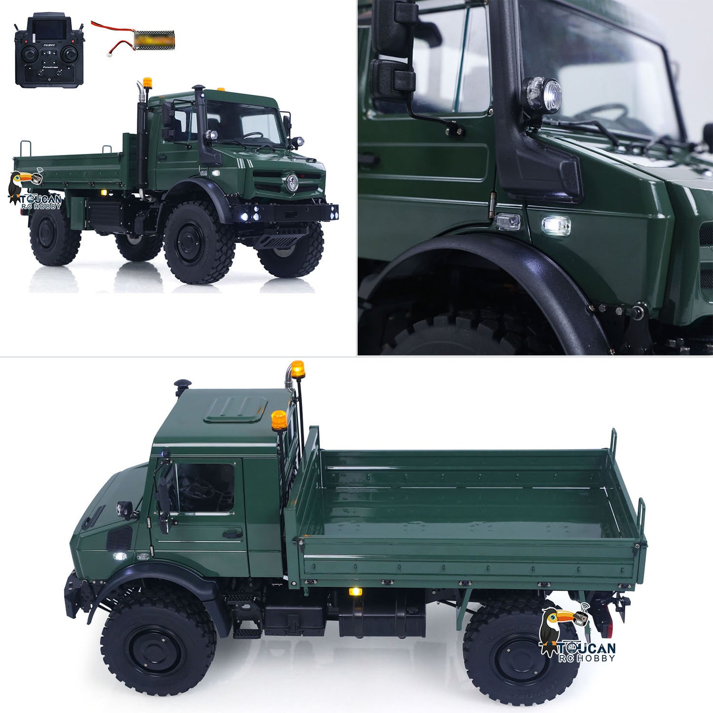 LESU U4023 1/14 Metal RC Off Road Car MT44023 Remote Control Crawler ATV Sound System Wheel Reduction Axle Lock 3Speed Gearbox