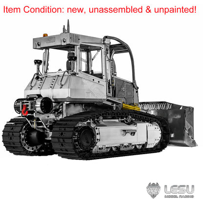 AUF LAGER LESU 1/14 Aoue 850K Unlackiert Unmontiert KIT RC Hydraulische Planierraupe Bulldozer 850K