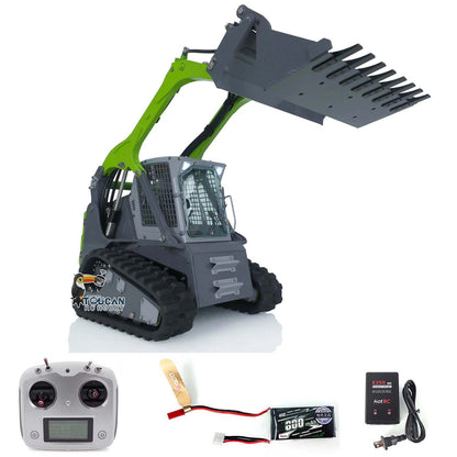 LESU 1/14 RC Metall Hydraulische Aoue LT5 Lackiert Montiert RTR Raupen Kompaktlader B0008