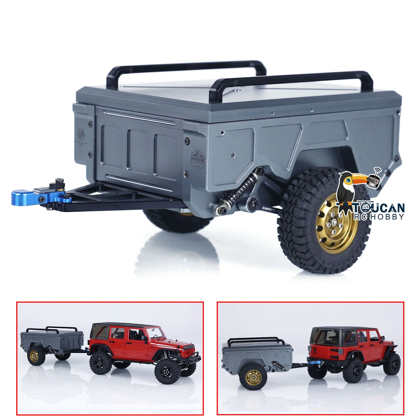 CAPO Metal Chassis Crawler Car 1/18 RC Model KIT