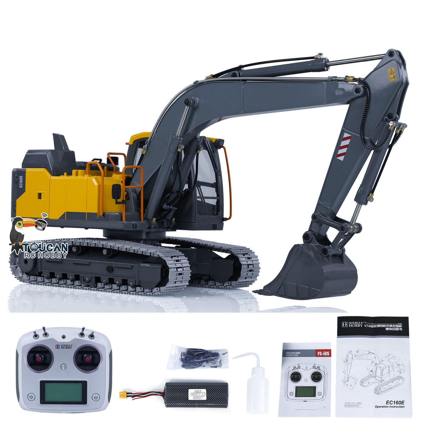 Double E 1/14 Volvo EC160E E111 RTR RC Hydraulic Excavator