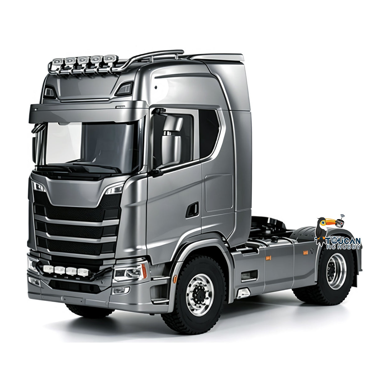 MD 2Speed 1/14 4WD Metal Radio Control Tractor Truck 770S Differential Locks RC Lorry Car HobbyWing ESC Lights Sounds RTR Model
