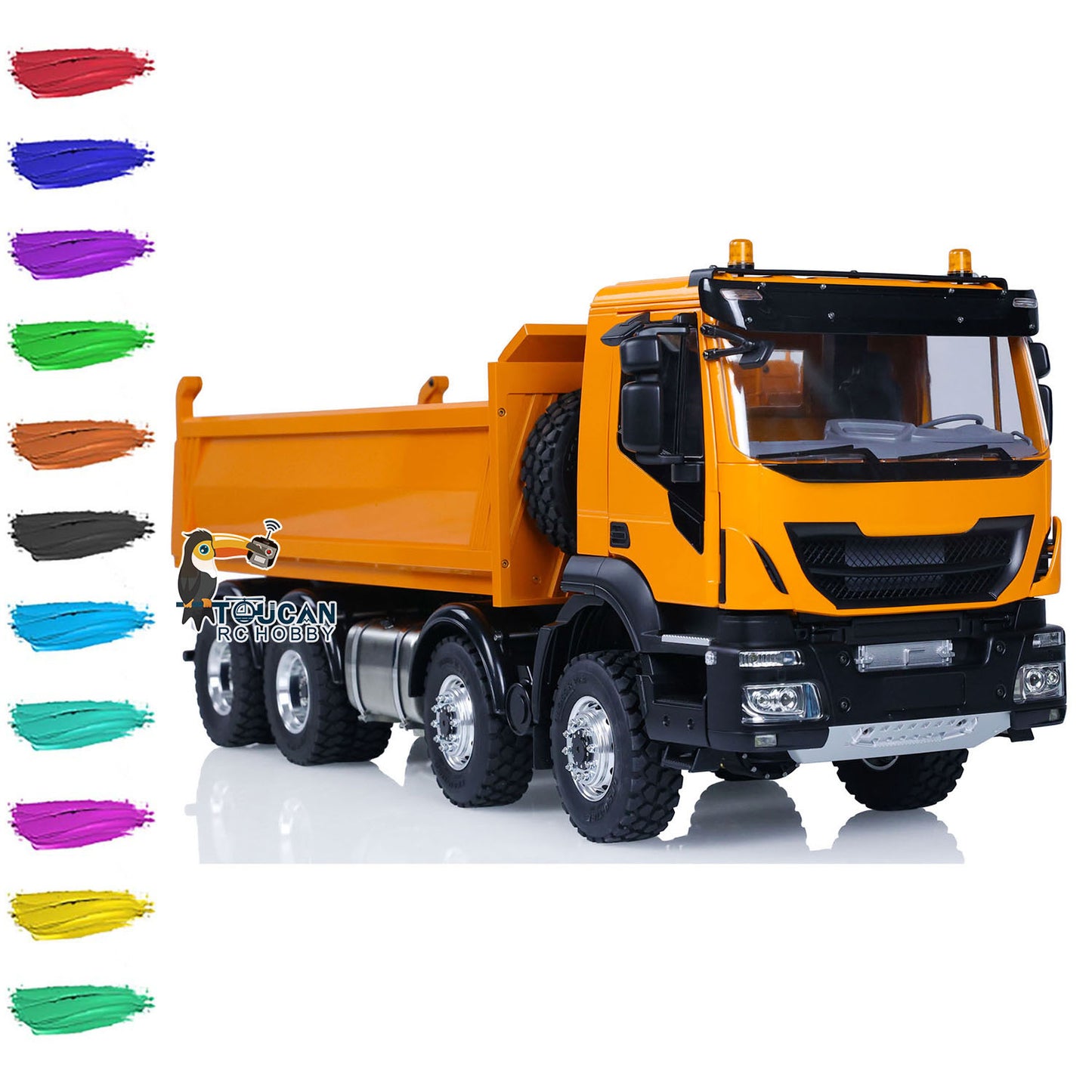 1/14 LESU 8X8 Metal RC Hydraulic Dumper PNP/RTR