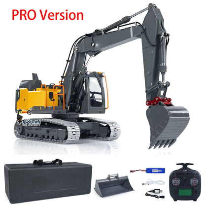 1:14 RC Hydraulic 3 Arms Excavator 160 Metal Remote Control Digger