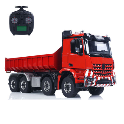 1/14 8x8 Metall RC PNP Hydraulisch lackiert montiert Roll On/Off Muldenkipper