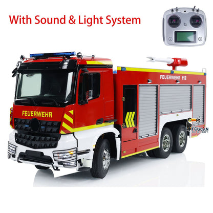 1/14 6x4 RC Fire Fighting Truck Fire Vehicles RTR