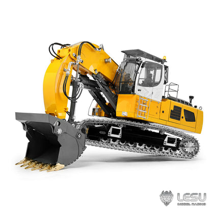 LESU Aoue LR956 1/14 Metal RC Front Shovel Digger B0041 Dual Pumps Hydraulic Excavator KIT/PNP/RTR with 4CH Valve Brushless Motor Light System