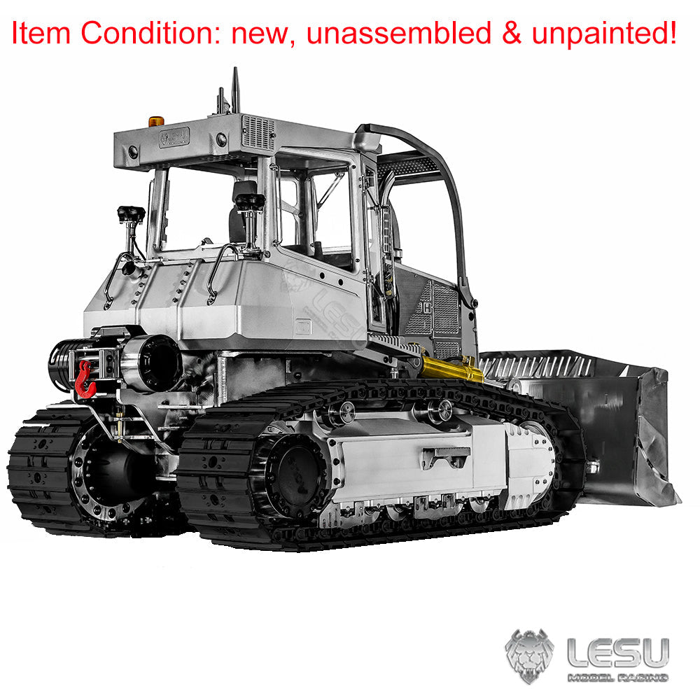 IN STOCK LESU 1:14 RC Hydraulic Bulldozer Aoue 850K Black Track Dozer